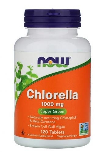 Zdjęcie Now Foods Chlorella 1000 mg tabl. 120tabl.