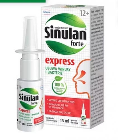 Zdjęcie Sinulan Express Forte aer.do nosa 15 ml