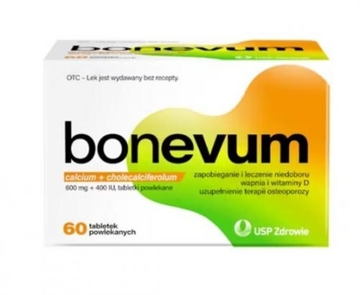 Zdjęcie Bonevum tabl.powl. 600mg+400I.U. 60 tabl.