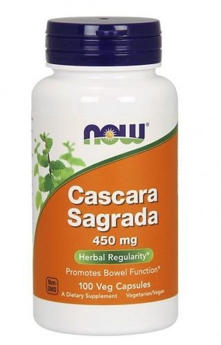 Zdjęcie Now Foods Cascara Sagrada 450 mg kaps. 100