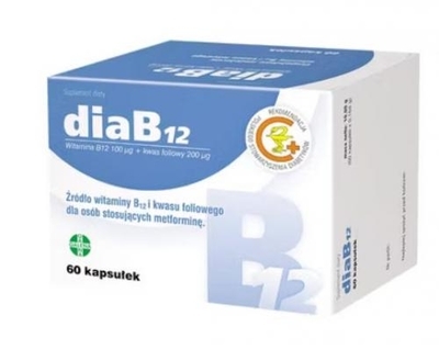 Zdjęcie DiaB12 kaps. 60 kaps.