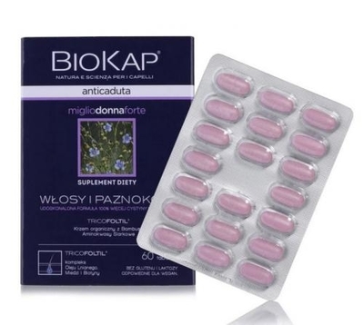 Zdjęcie BIOKAP Anticaduta Donna dla kobiet 60 tabl