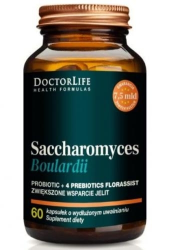 Zdjęcie Doctor Life Saccharomyces Boulardii 60 kap