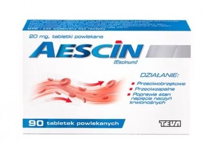 Zdjęcie Aescin 0,02g 90 tabl.