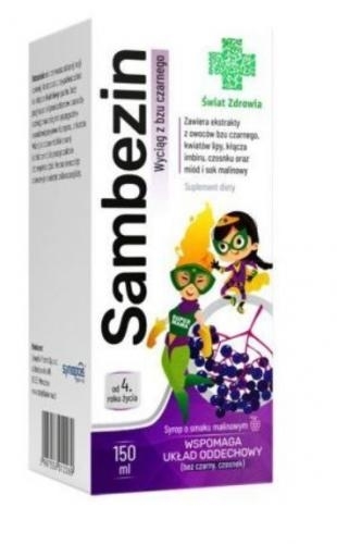 Zdjęcie Sambezin Świat Zdrowia syrop 150 ml