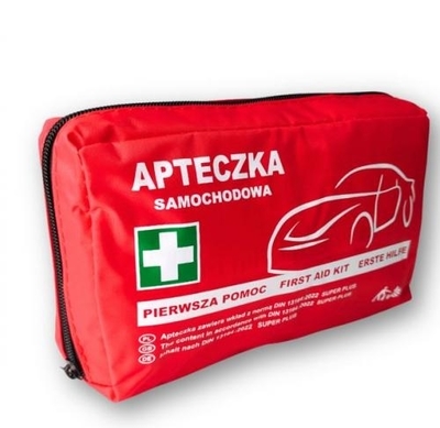 Zdjęcie Apteczka samochodowa AS DIN13164 z ustnikiem, nylon