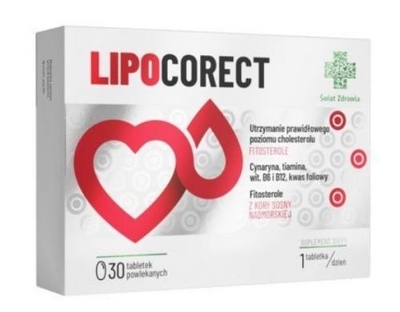 Zdjęcie Lipocorect Świat Zdrowia tabl. 30 tabl.