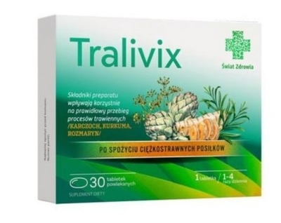 Zdjęcie ŚWIAT ZDROWIA Tralivix 30 tabl.powl.