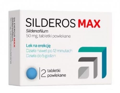 Zdjęcie Silderos MAX tabl.powl. 50 mg 4 tabl.