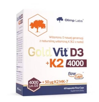 Zdjęcie OLIMP Gold Vit D3 + K2 4000 kaps. 30kaps.