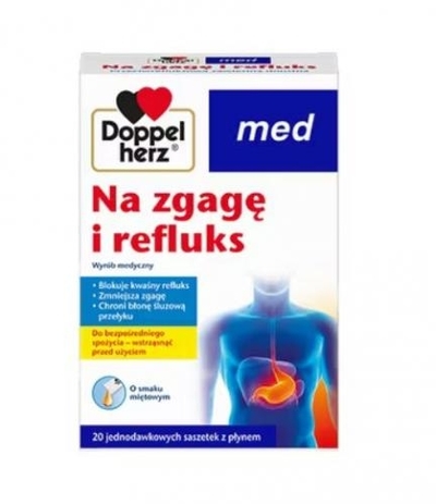 Zdjęcie Doppelherz Med Na Zgagę I Refluks 20sasz.
