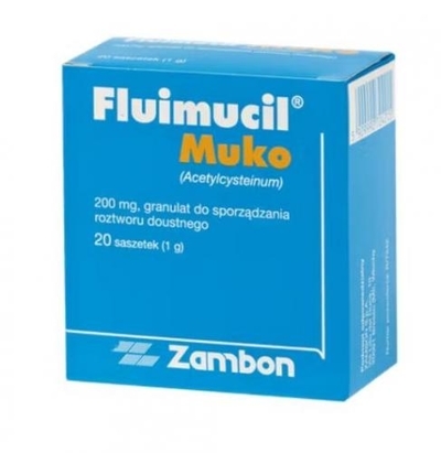 Zdjęcie Fluimucil Muko gran.dosp.roztw.doust. 0,2g