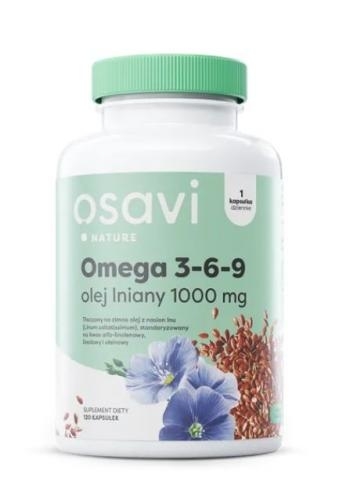 Zdjęcie Osavi Omega 3-6-9 olej lniany 1000 mg 60ka