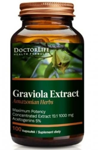 Zdjęcie Doctor Life Graviola Extract 100 kapsułek
