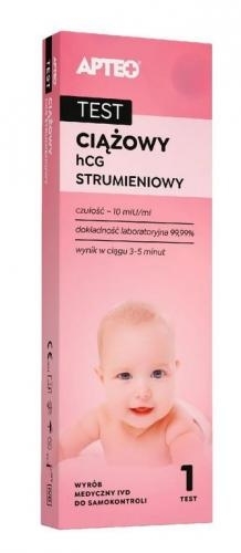 Zdjęcie Test ciążowy hCG strumieniowy marki APTEO 