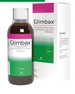 Zdjęcie Glimbax (Dikmed) d/płuk.j.ust.i gardła 200