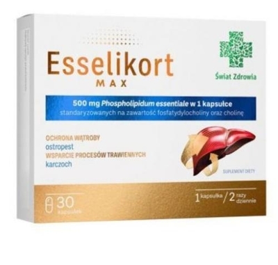 Zdjęcie Esselikort Max Świat Zdrowia 30 kaps.