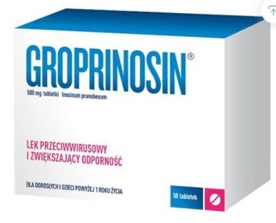 Zdjęcie Groprinosin 500mg 50 tabl.(GedeonR.)