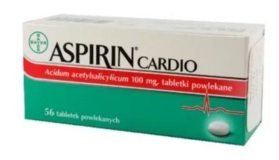 Zdjęcie Aspirin Cardio tabl.powl. 100mg 56tabl.(4b