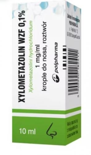 Zdjęcie Xylometazolin WZF 0,1% krople 10ml.