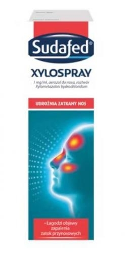 Zdjęcie Sudafed XyloSpray aer.donosa 1mg/1ml 10ml