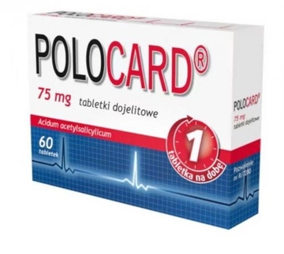 Zdjęcie Polocard tabl.dojelit. 75 mg 120 tabl.