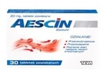 Zdjęcie Aescin 0,02g 30 tabl.