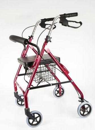 Zdjęcie Chodzik aluminiowy, czterokołowy AT51017 Antar