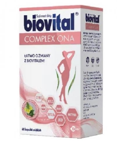 Zdjęcie Biovital Complex ONA kaps. 30 kaps.