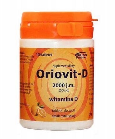 Zdjęcie Oriovit-D 2000 j.m. (50 mcg) tabl. 100tabl
