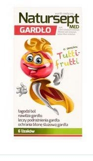 Zdjęcie NATURSEPT MED GARDŁO Lizaki o smaku tutti-
