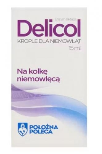 Zdjęcie Delicol na kolkę niemowlęcą krople 15ml
