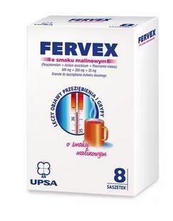 Zdjęcie FERVEX smak malinowy 12 sasz