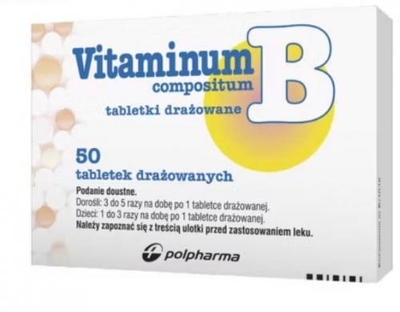 Zdjęcie Vit.B compositum 50 draż Polfa Kutno