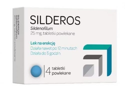 Zdjęcie Silderos tabl.powl. 25 mg 4 tabl.