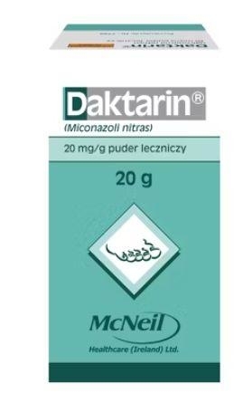 Zdjęcie Daktarin puder lecz. 0.02 g/1g 20 g