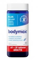 Zdjęcie BODYMAX Plus 60+20 tabl. GRATIS tabl. 80ta