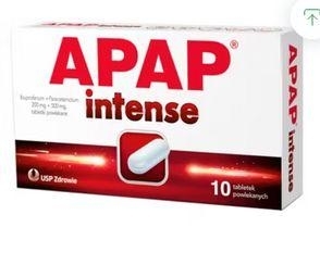 Zdjęcie Apap Intense tabl.powl. 0,2g+0,5g 10 tabl.