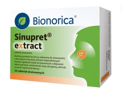 Zdjęcie Sinupret extract tabl.drażow. 0,16g 20tabl