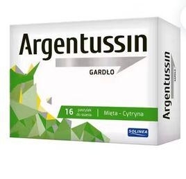 Zdjęcie ArgenTussin Gardło miętowo-cytryn.16 past