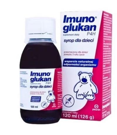Zdjęcie Imunoglukan syrop d/dzieci 120ml