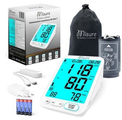 Zdjęcie Ciśnieniomierz naramienny MiMed 7 MÓWI PO POLSKU arytmia zasilacz
