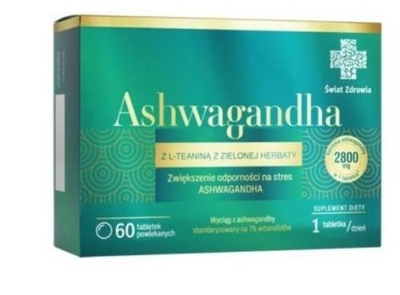 Zdjęcie Ashwagandha z L-teaniną z zielonej herbaty