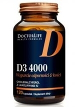 Zdjęcie Doctor Life Witamina D3 4000 1...