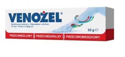 Zdjęcie Venożel żel (0,012g+0,01g+5mg)/g 100 g