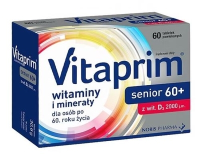 Zdjęcie Vitaprim Senior tabl.powl. 60 tabl.