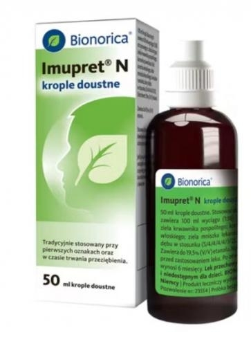 Zdjęcie Imupret N krop.doustne 1 ml/ml 1 op.a 50ml
