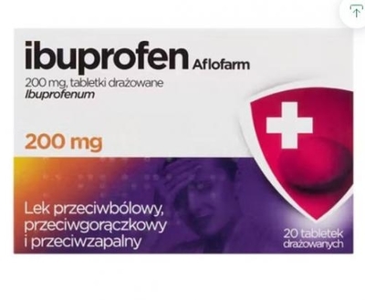 Zdjęcie Ibuprofen Aflofarm tabl.drażow. 0,2g 10tab