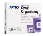 Zdjęcie APTEO Cynk organiczny tabl. 30 tabl.