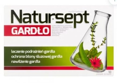 Zdjęcie Natur-Sept gardło 18 past.do ssania 